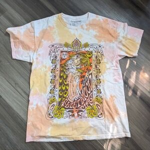 Fleetwood Mac concert tee, tie dye, size medium